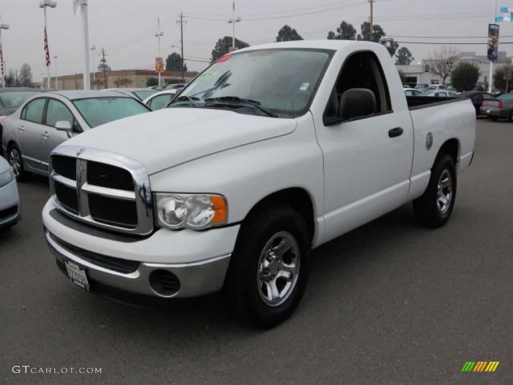 2005 Ram 1500 SLT Regular Cab - Bright White / Dark Slate Gray photo #7