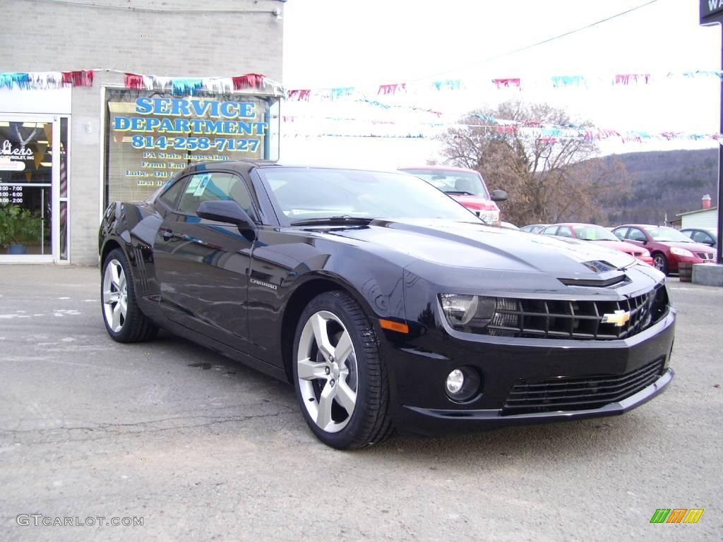 2010 Camaro SS Coupe - Black / Black photo #1