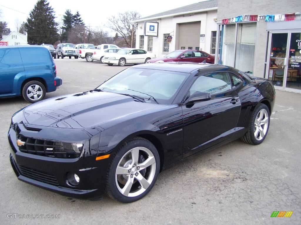 2010 Camaro SS Coupe - Black / Black photo #7