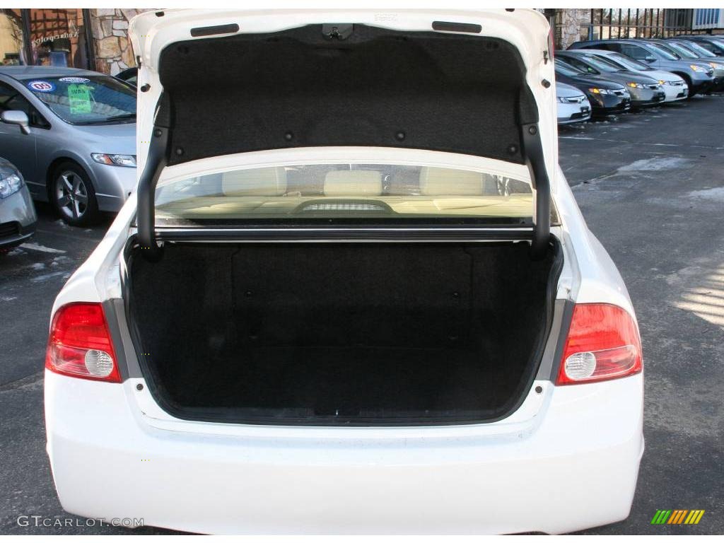 2007 Civic Hybrid Sedan - Taffeta White / Ivory photo #7