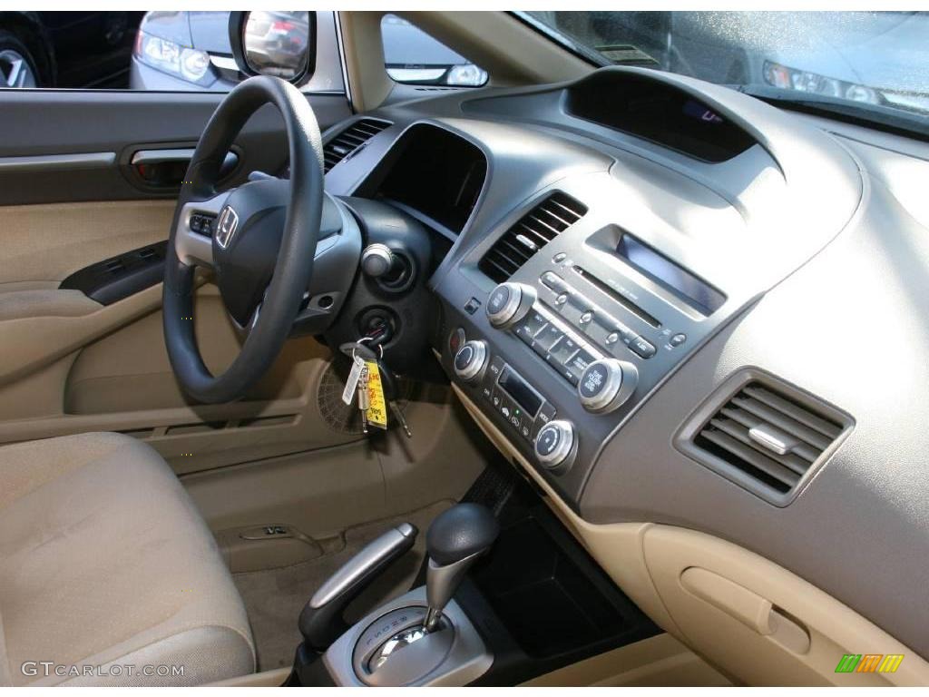 2007 Civic Hybrid Sedan - Taffeta White / Ivory photo #16