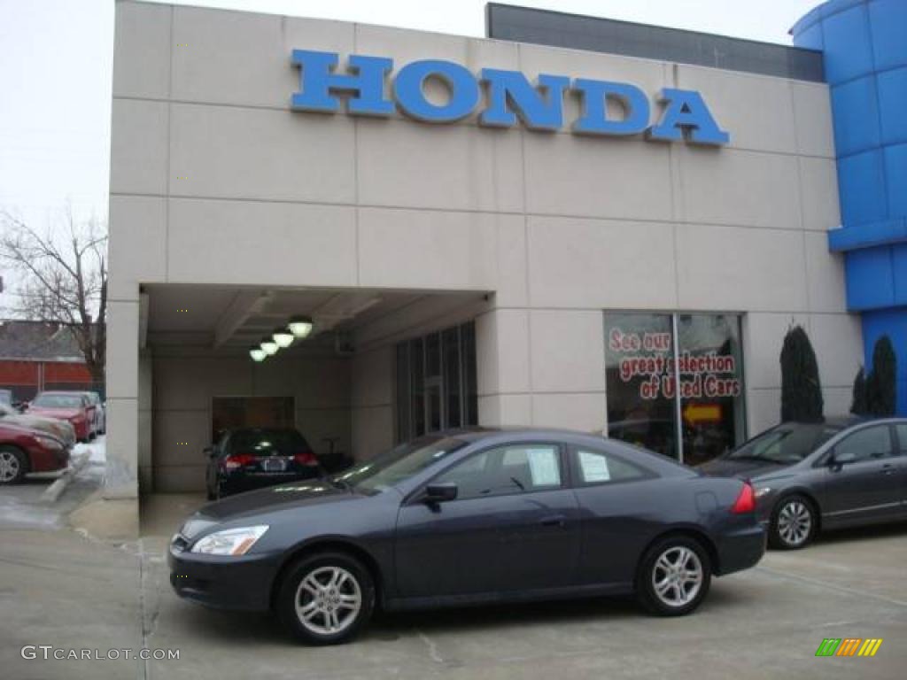 2007 Accord EX Coupe - Graphite Pearl / Black photo #1