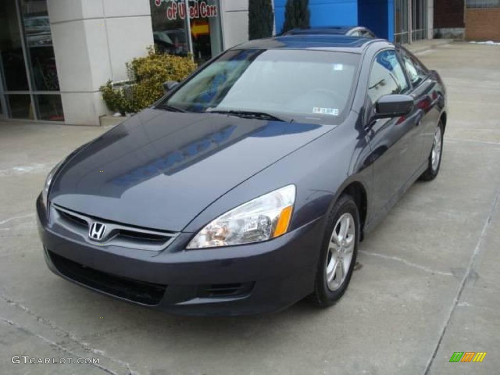 2007 Accord EX Coupe - Graphite Pearl / Black photo #8