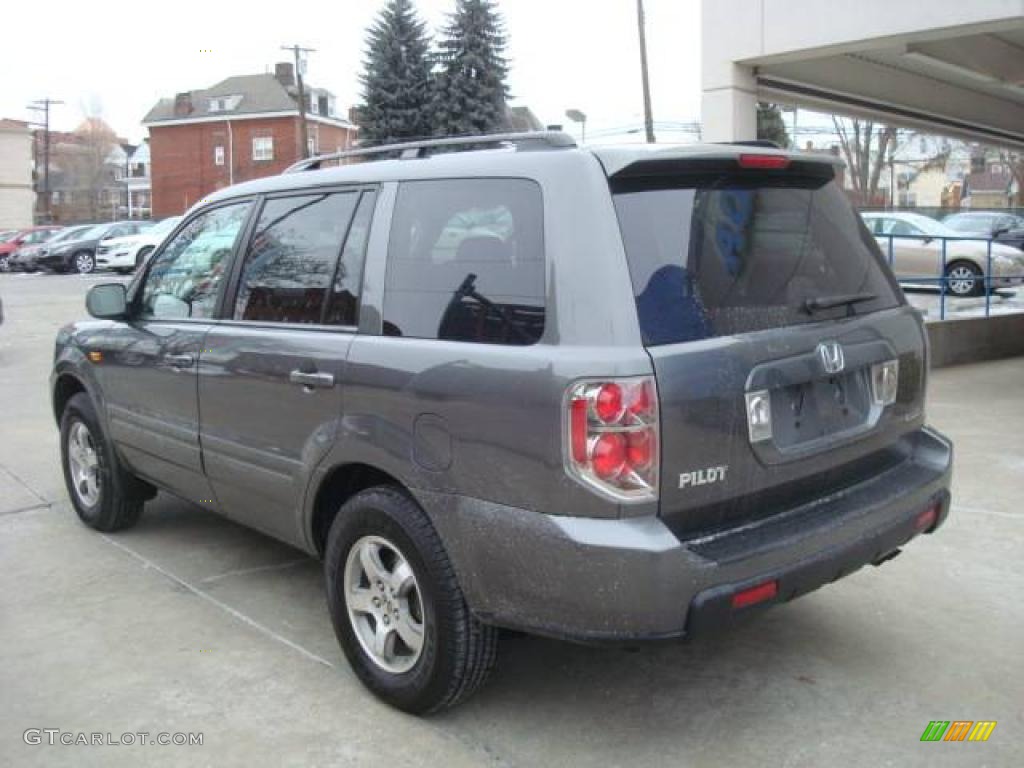 2007 Pilot EX 4WD - Nimbus Gray Metallic / Gray photo #2