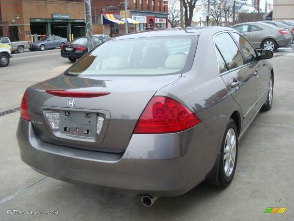 2007 Accord EX Sedan - Carbon Bronze Pearl / Ivory photo #4