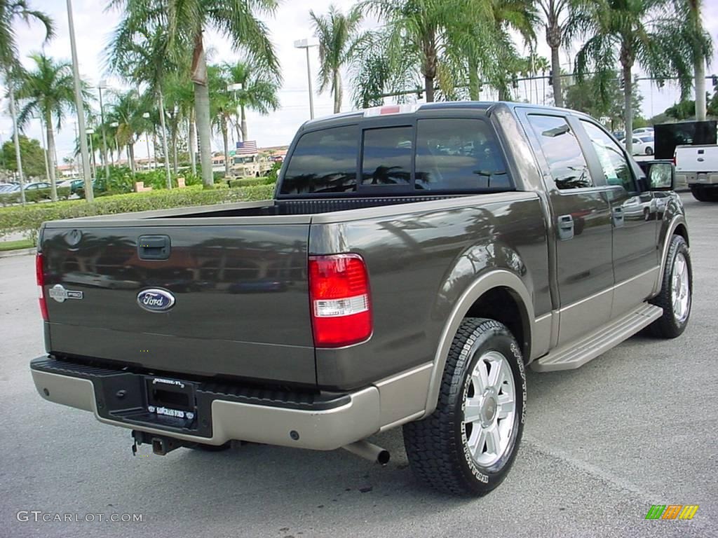 2006 F150 King Ranch SuperCrew - Dark Stone Metallic / Castano Brown Leather photo #3