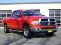 2003 Flame Red Dodge Ram 1500 SLT Quad Cab 4x4  photo #9