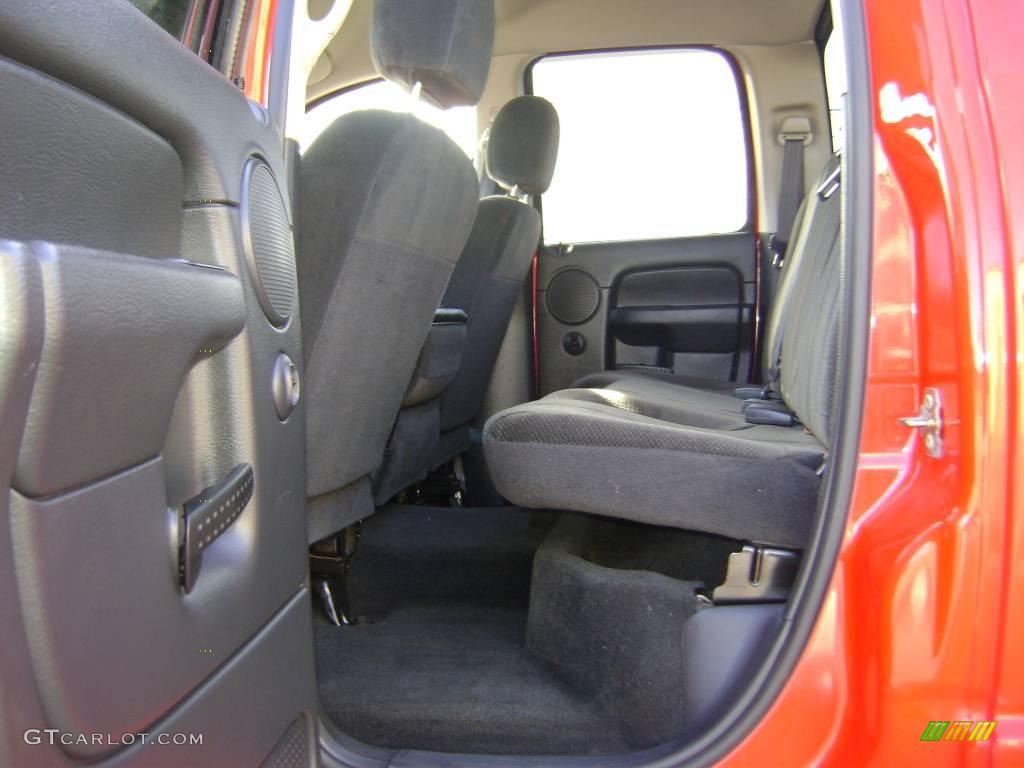 2003 Ram 1500 SLT Quad Cab 4x4 - Flame Red / Dark Slate Gray photo #12