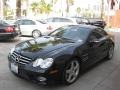 2007 Black Mercedes-Benz SL 55 AMG Roadster  photo #6