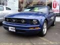 2007 Vista Blue Metallic Ford Mustang V6 Premium Convertible  photo #1