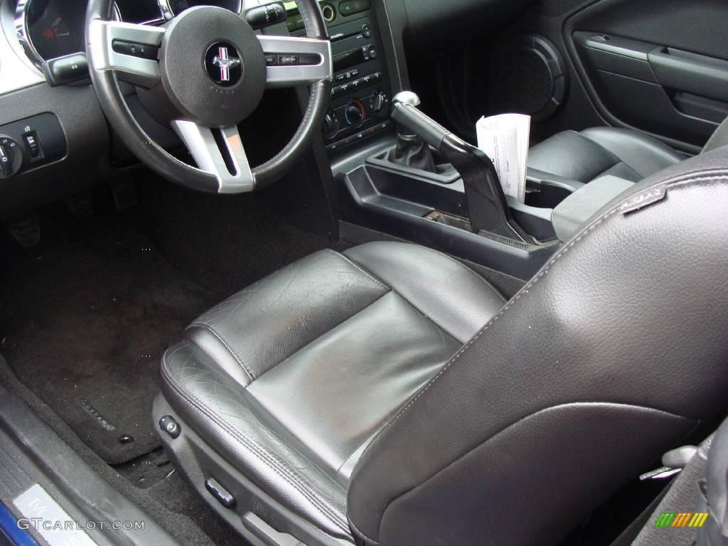 2007 Mustang V6 Premium Convertible - Vista Blue Metallic / Dark Charcoal photo #13