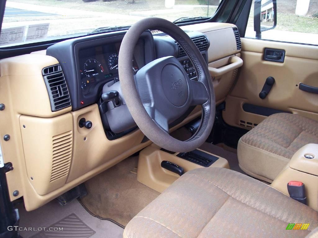 1998 Wrangler Sport 4x4 - Moss Green Pearl / Khaki photo #21