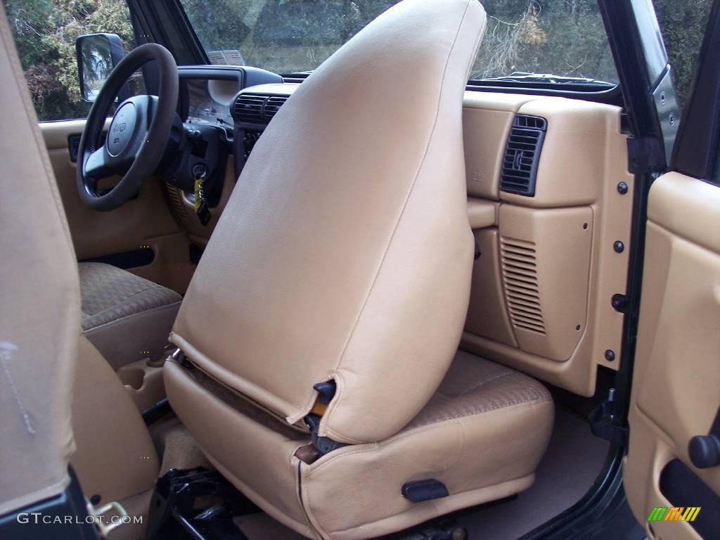 1998 Wrangler Sport 4x4 - Moss Green Pearl / Khaki photo #35