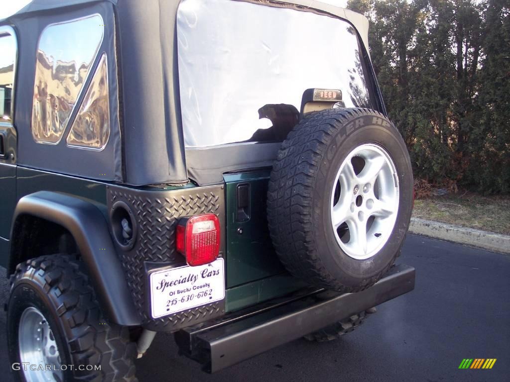 2001 Wrangler SE 4x4 - Forest Green / Agate Black photo #6