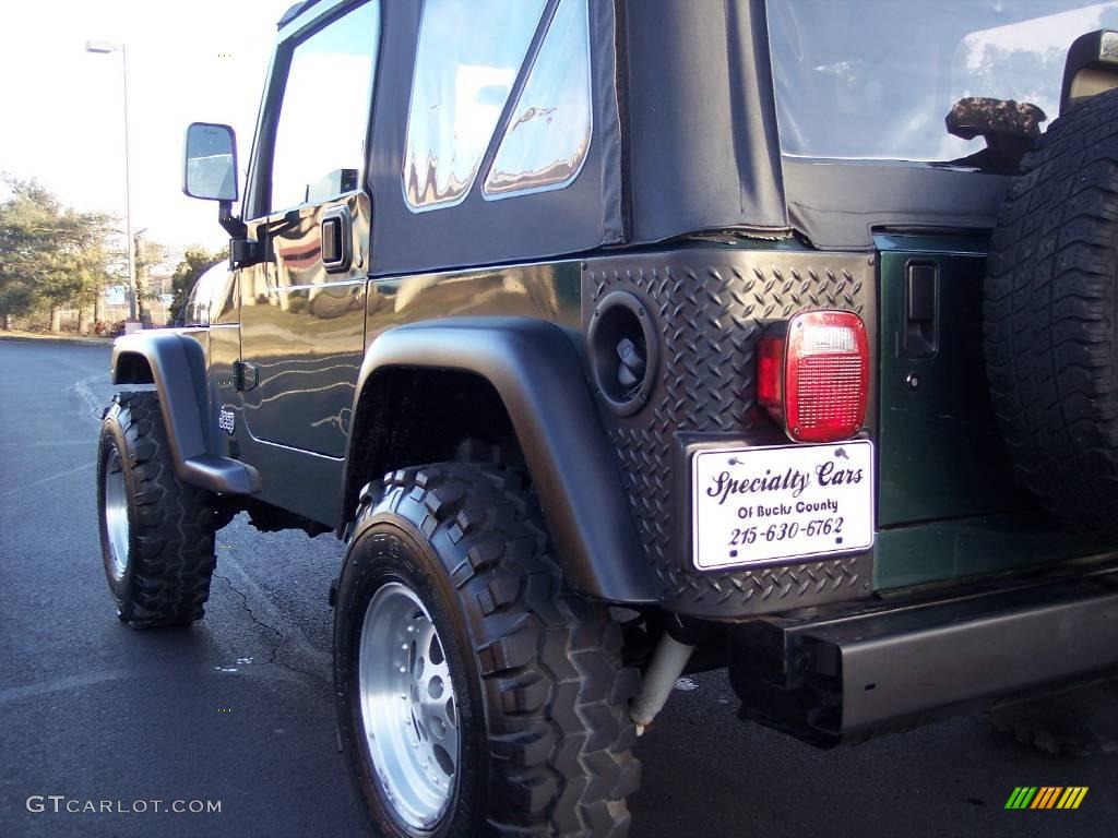 2001 Wrangler SE 4x4 - Forest Green / Agate Black photo #7