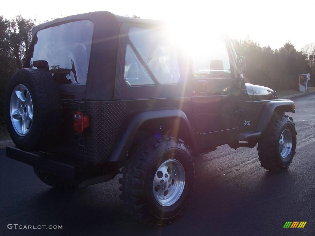 2001 Wrangler SE 4x4 - Forest Green / Agate Black photo #20