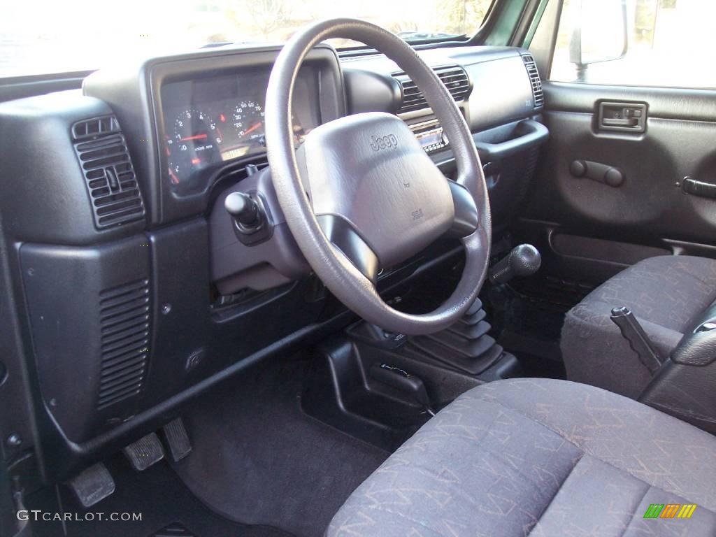 2001 Wrangler SE 4x4 - Forest Green / Agate Black photo #25