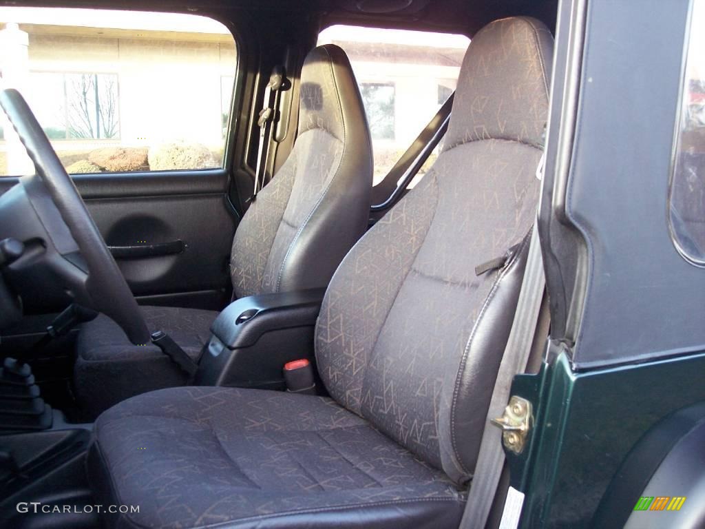 2001 Wrangler SE 4x4 - Forest Green / Agate Black photo #27