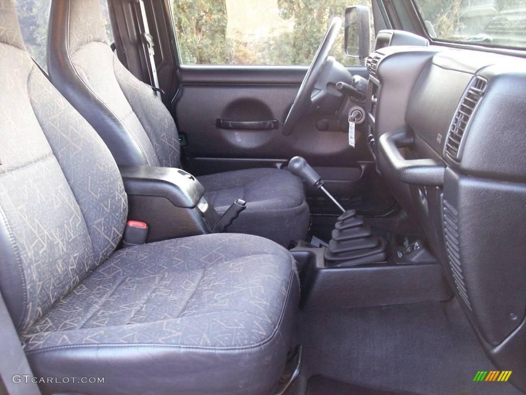 2001 Wrangler SE 4x4 - Forest Green / Agate Black photo #38