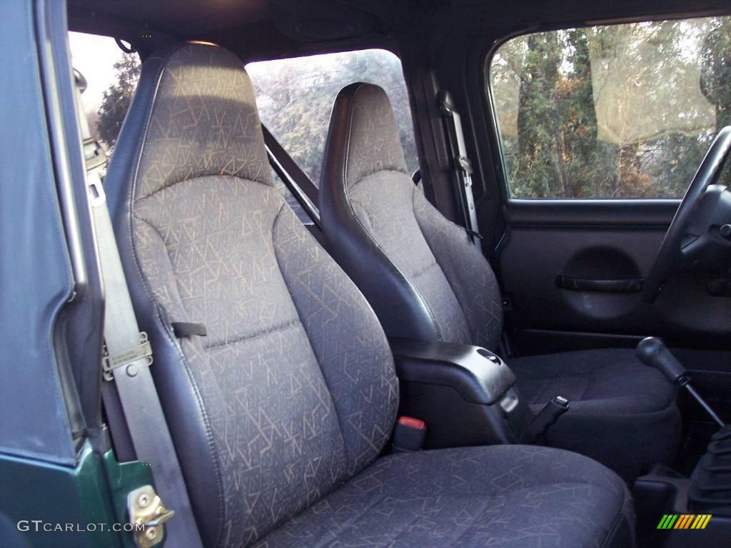 2001 Wrangler SE 4x4 - Forest Green / Agate Black photo #39