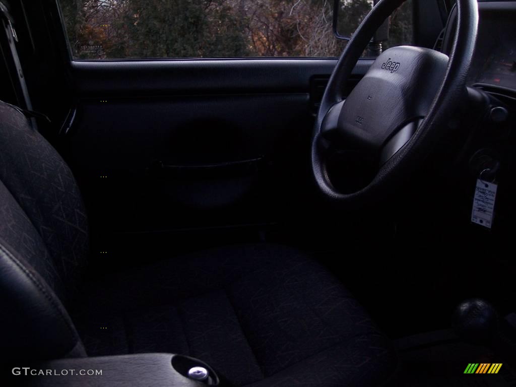 2001 Wrangler SE 4x4 - Forest Green / Agate Black photo #43