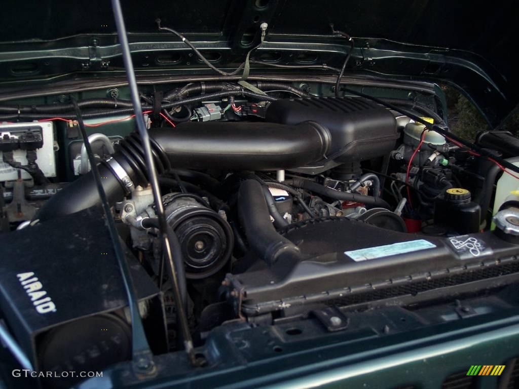 2001 Wrangler SE 4x4 - Forest Green / Agate Black photo #48