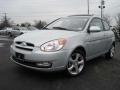 2008 Platinum Silver Hyundai Accent GS Coupe  photo #1