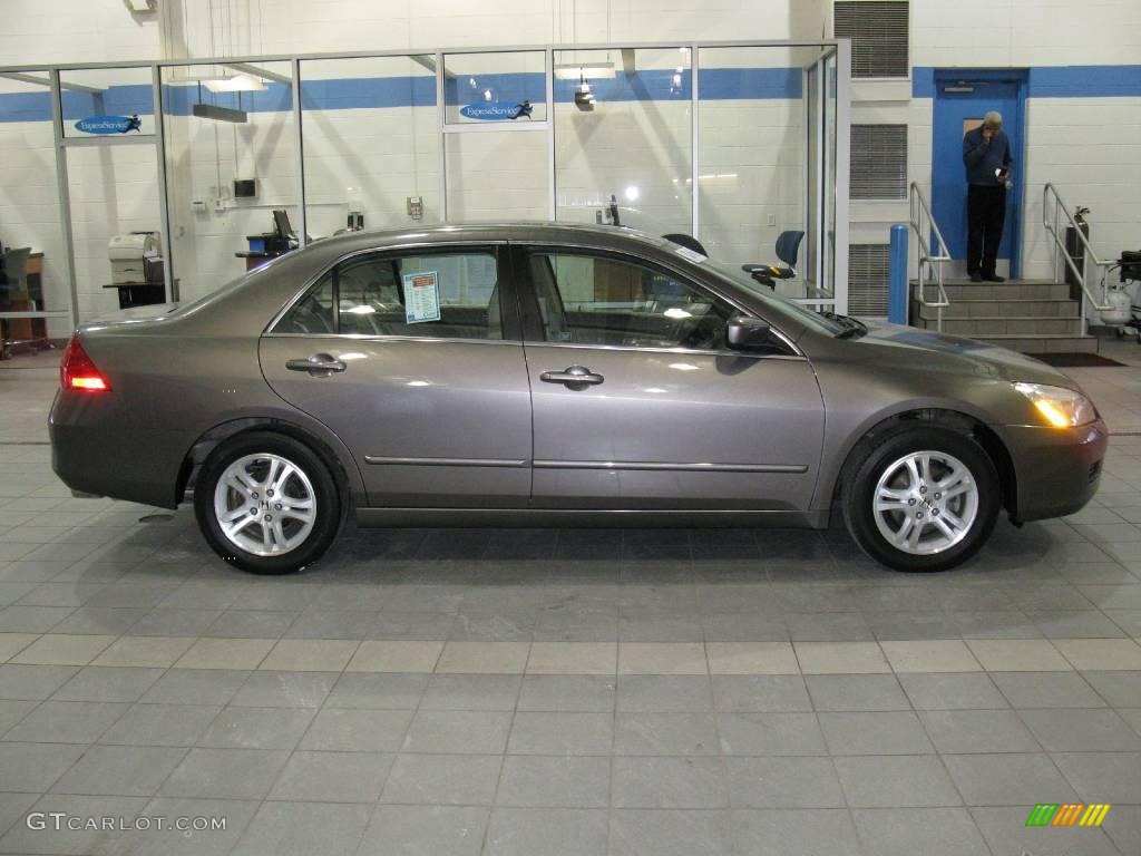 2007 Accord EX-L Sedan - Carbon Bronze Pearl / Ivory photo #3