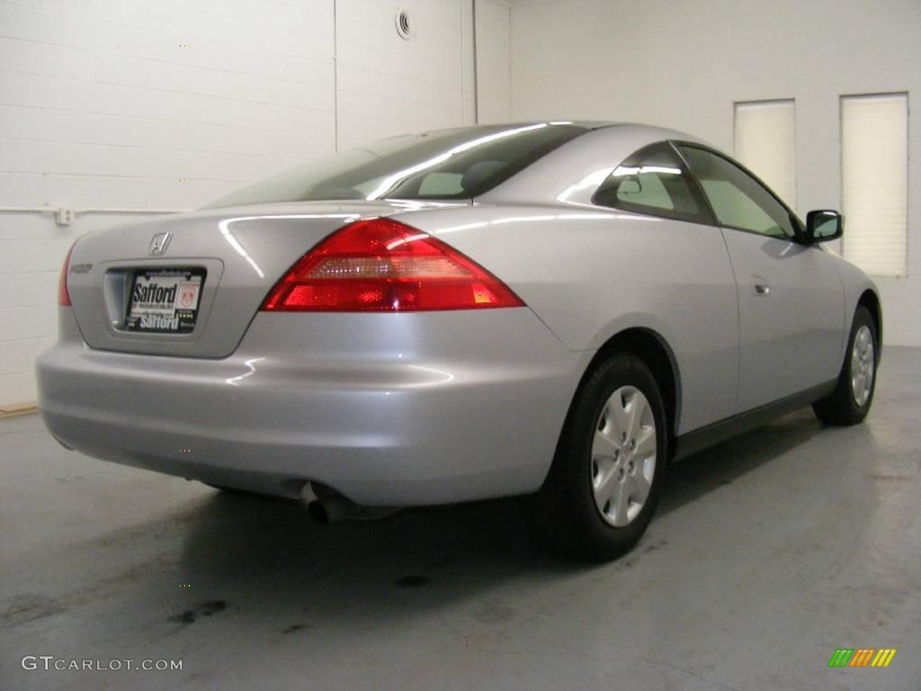 2003 Accord LX Coupe - Satin Silver Metallic / Black photo #4