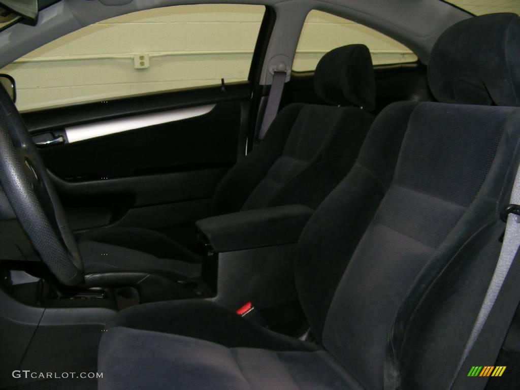 2003 Accord LX Coupe - Satin Silver Metallic / Black photo #13