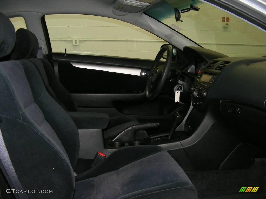 2003 Accord LX Coupe - Satin Silver Metallic / Black photo #17