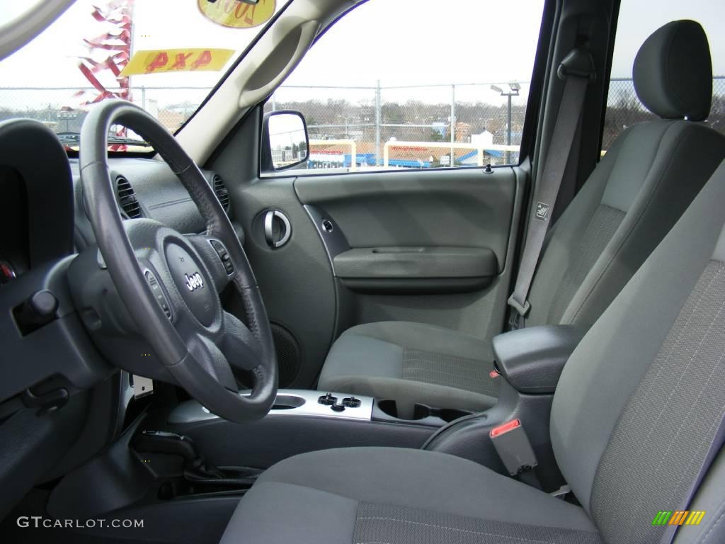 2007 Liberty Limited 4x4 - Black Clearcoat / Medium Slate Gray photo #13