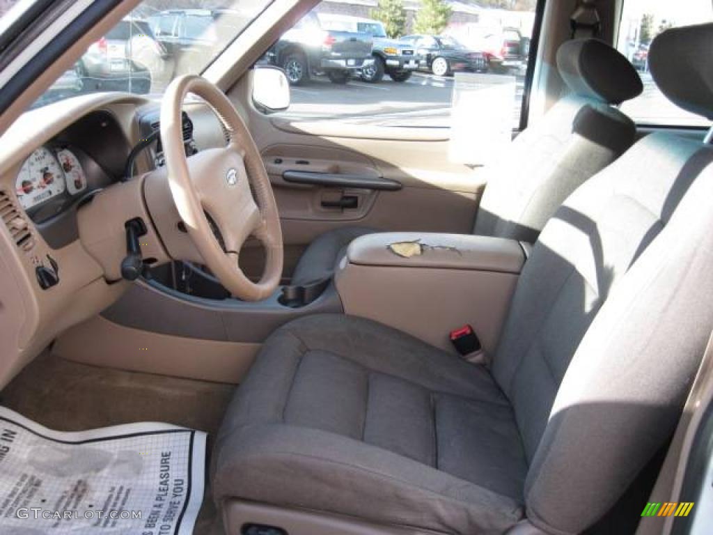 2001 Explorer Sport 4x4 - Oxford White / Medium Prairie Tan photo #15