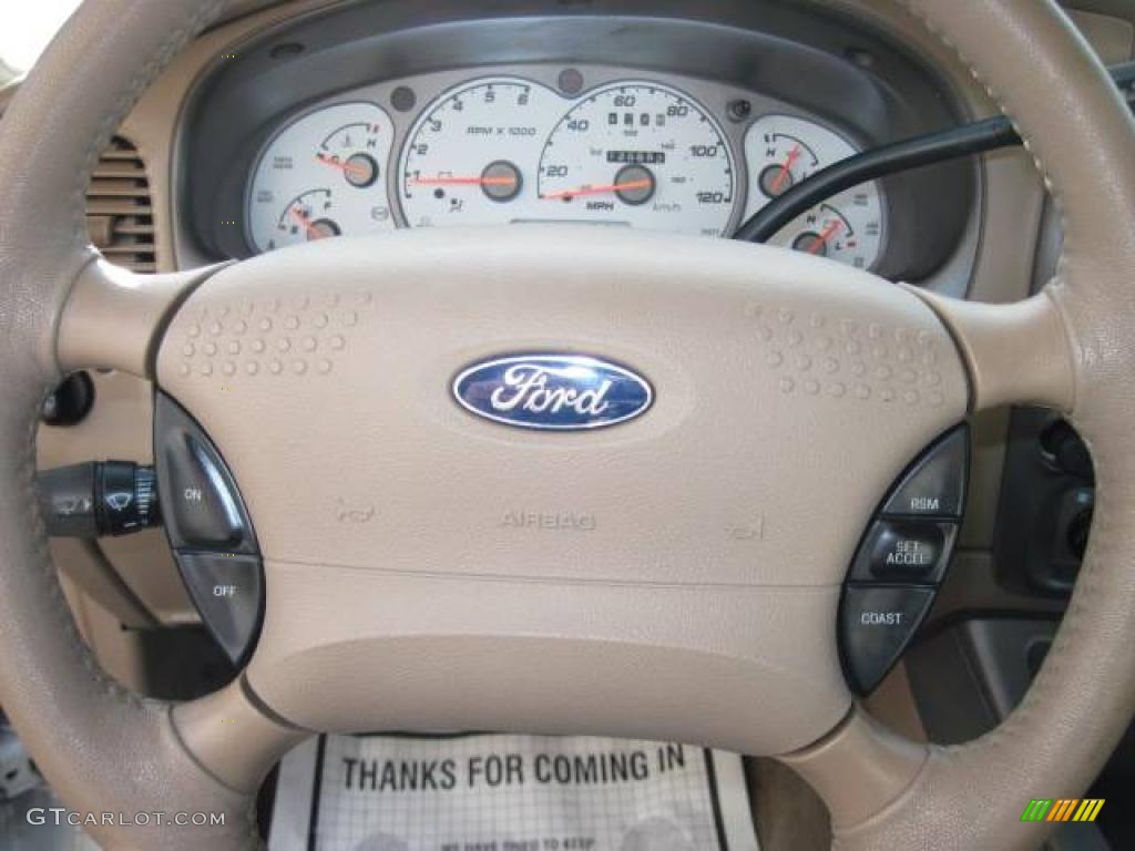 2001 Explorer Sport 4x4 - Oxford White / Medium Prairie Tan photo #20