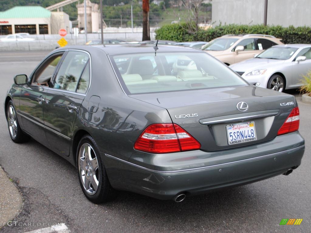 2006 LS 430 - Cypress Green Pearl / Cashmere photo #8