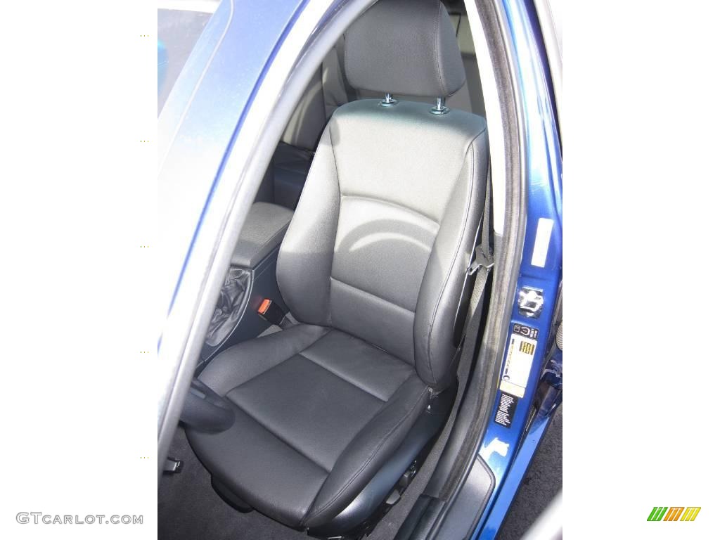 2007 3 Series 335i Sedan - Montego Blue Metallic / Black photo #13