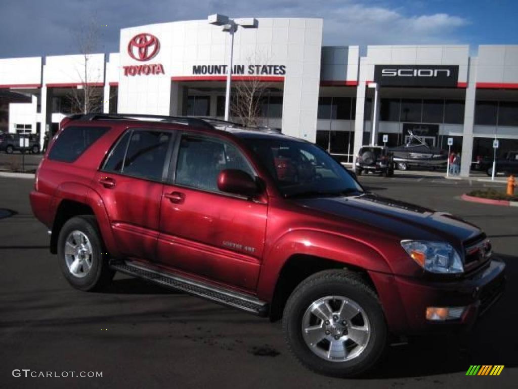 2005 4Runner Limited 4x4 - Salsa Red Pearl / Taupe photo #1