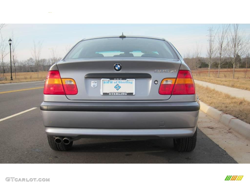 2005 3 Series 325xi Sedan - Silver Grey Metallic / Black photo #6