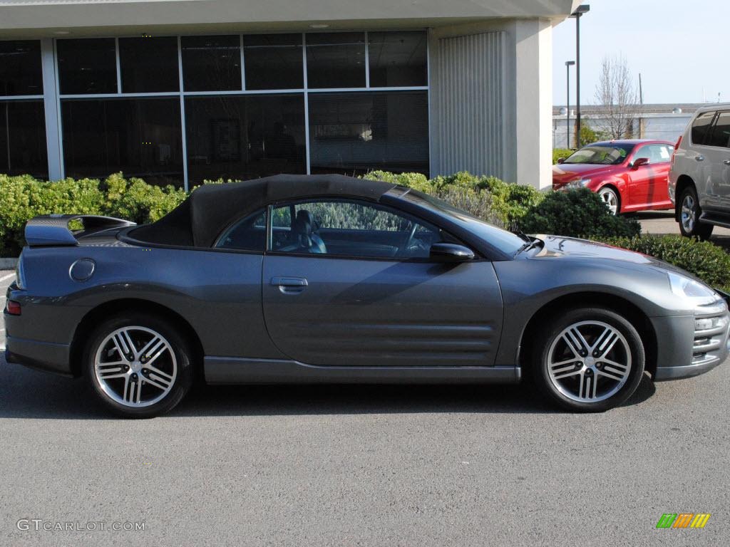 2005 Eclipse Spyder GTS - Titanium Gray Pearl / Midnight photo #2