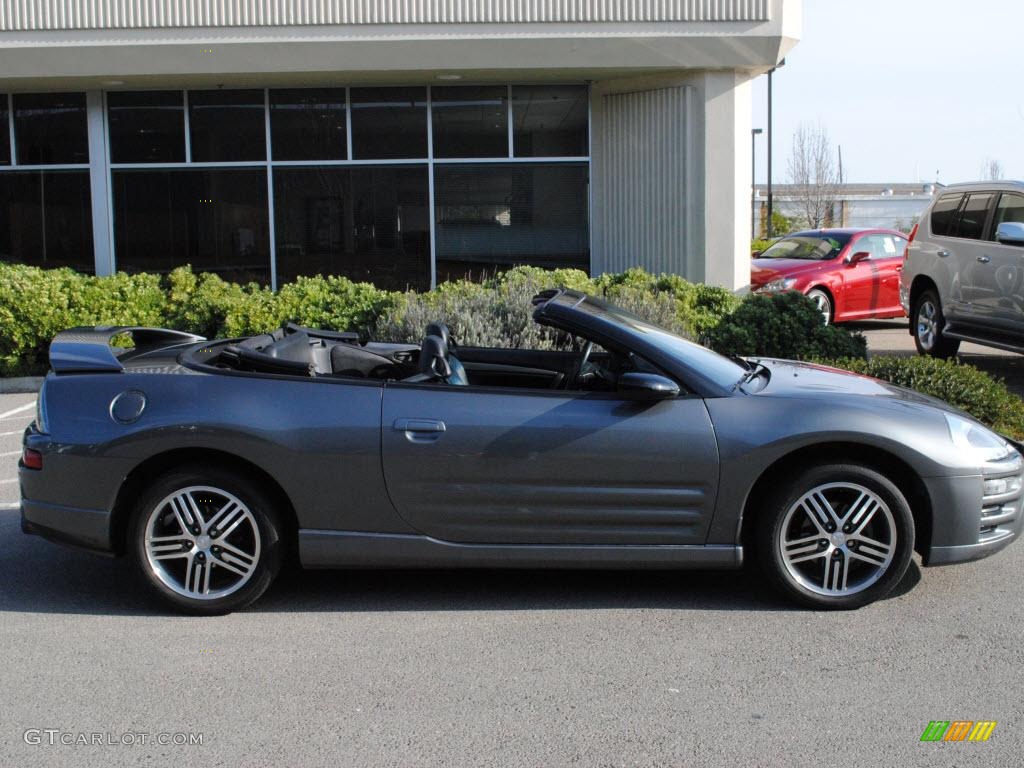 2005 Eclipse Spyder GTS - Titanium Gray Pearl / Midnight photo #8