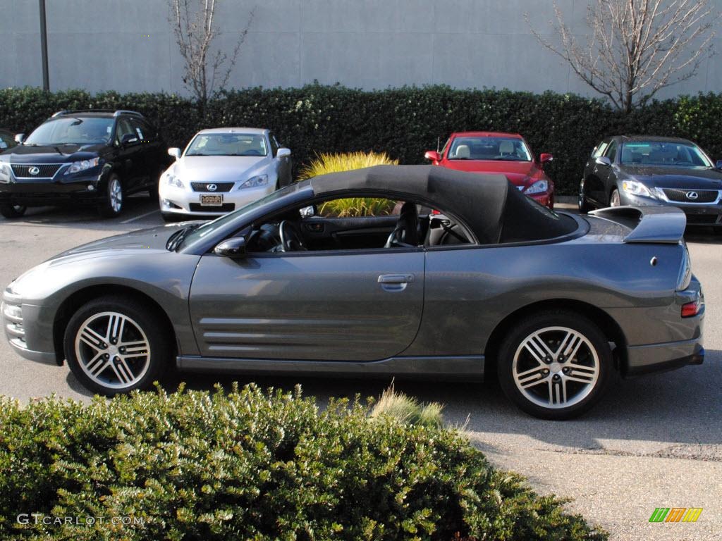 2005 Eclipse Spyder GTS - Titanium Gray Pearl / Midnight photo #11