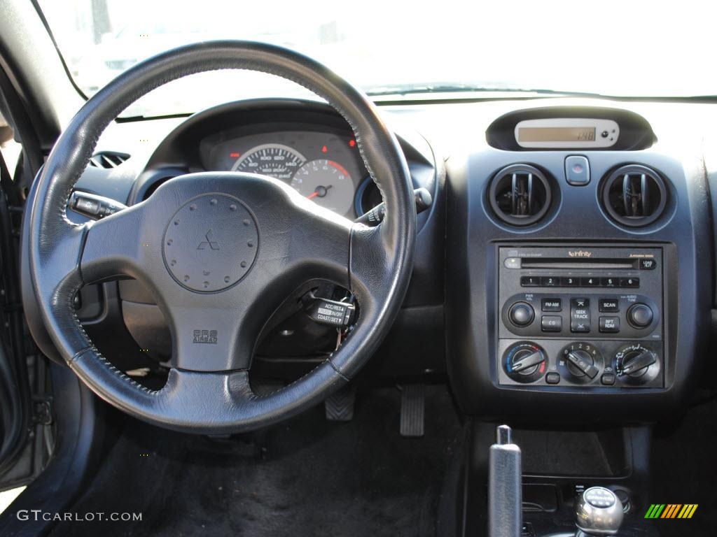 2005 Eclipse Spyder GTS - Titanium Gray Pearl / Midnight photo #13