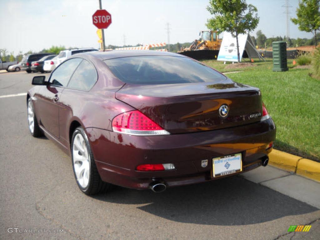 2006 6 Series 650i Coupe - Barbera Red Metallic / Black photo #3