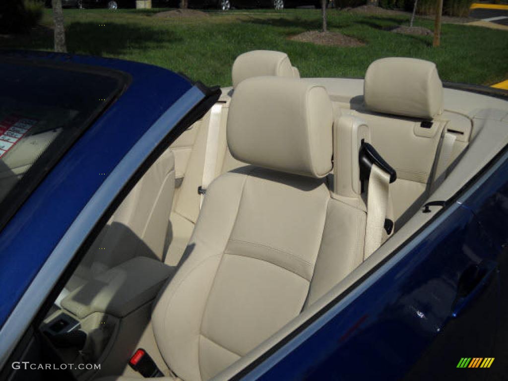 2009 3 Series 328i Convertible - Montego Blue Metallic / Cream Beige Dakota Leather photo #12