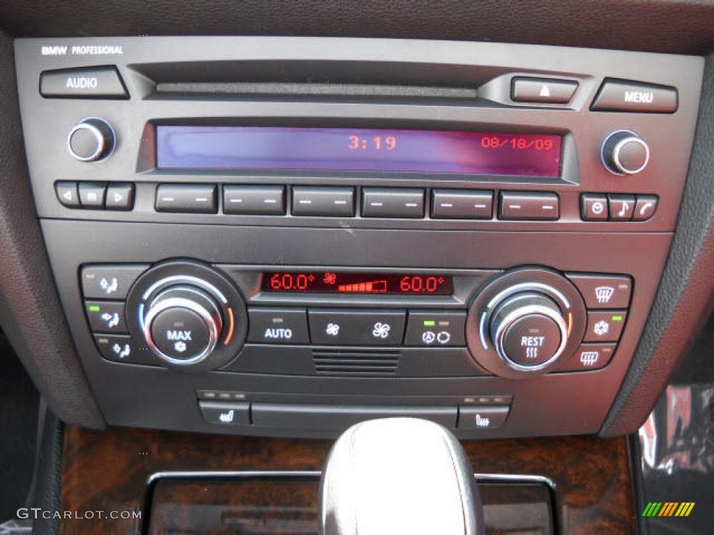 2009 3 Series 328i Convertible - Black Sapphire Metallic / Coral Red/Black Dakota Leather photo #11
