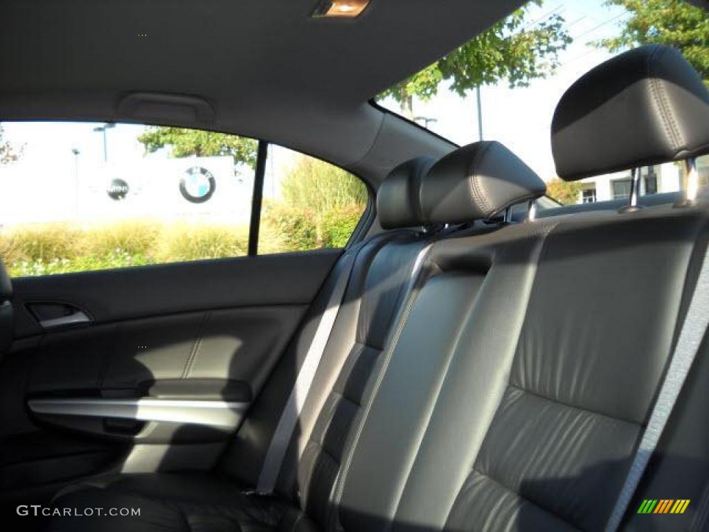 2009 Accord EX-L V6 Sedan - Crystal Black Pearl / Gray photo #12