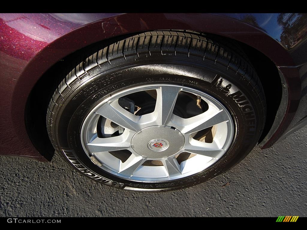 2009 CTS Sedan - Black Cherry / Cashmere/Cocoa photo #12