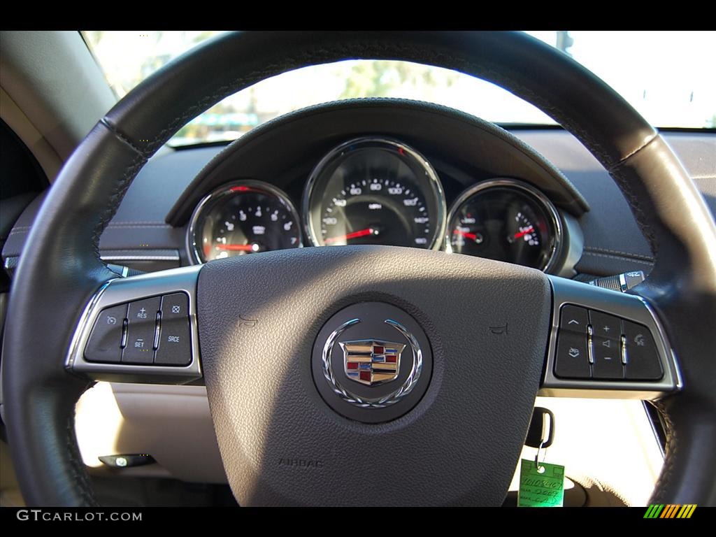 2009 CTS Sedan - Black Cherry / Cashmere/Cocoa photo #30