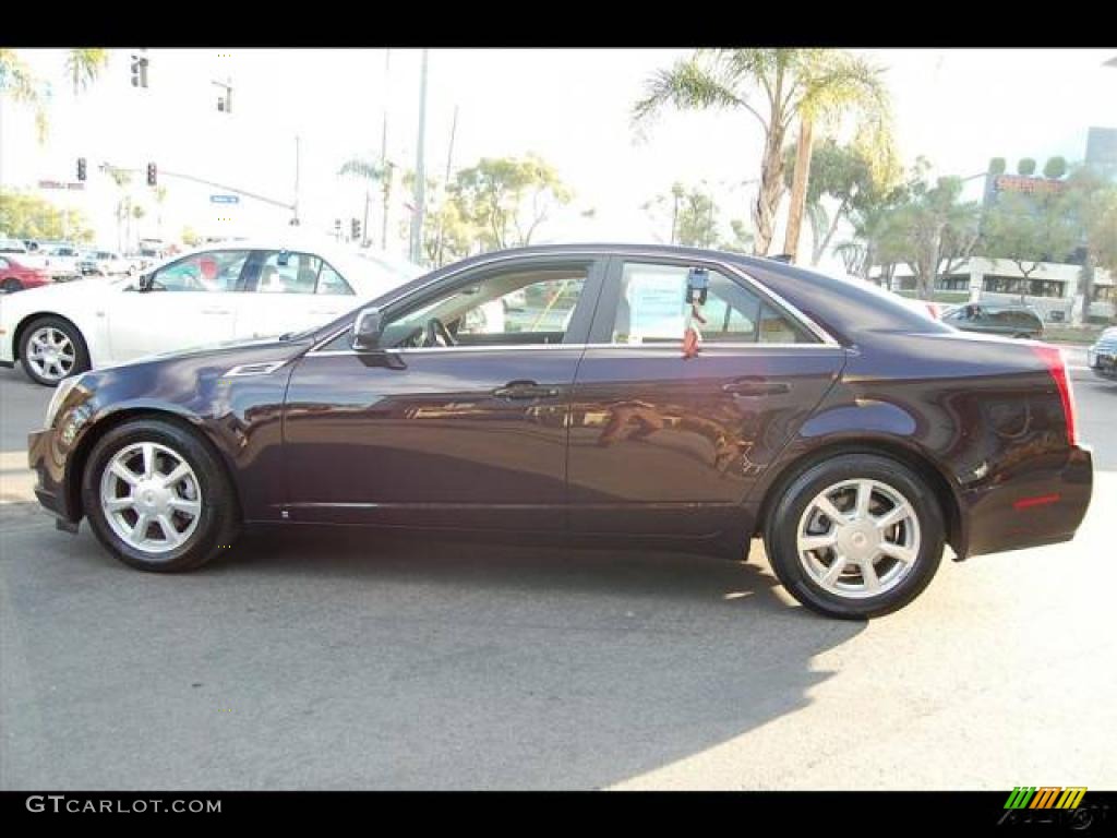 2009 CTS Sedan - Black Cherry / Cashmere/Cocoa photo #38