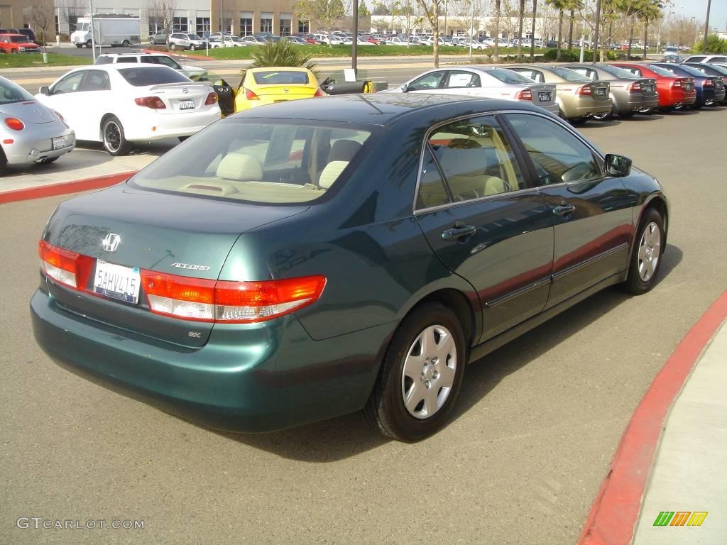 2003 Accord EX Sedan - Noble Green Pearl / Ivory photo #4
